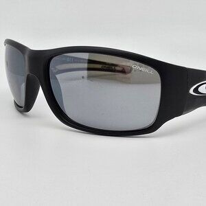 O’Neill ONS-ZEPOL 2.0 C.108P Black Frame Polarized Silver Mirror Lens Sunglasses